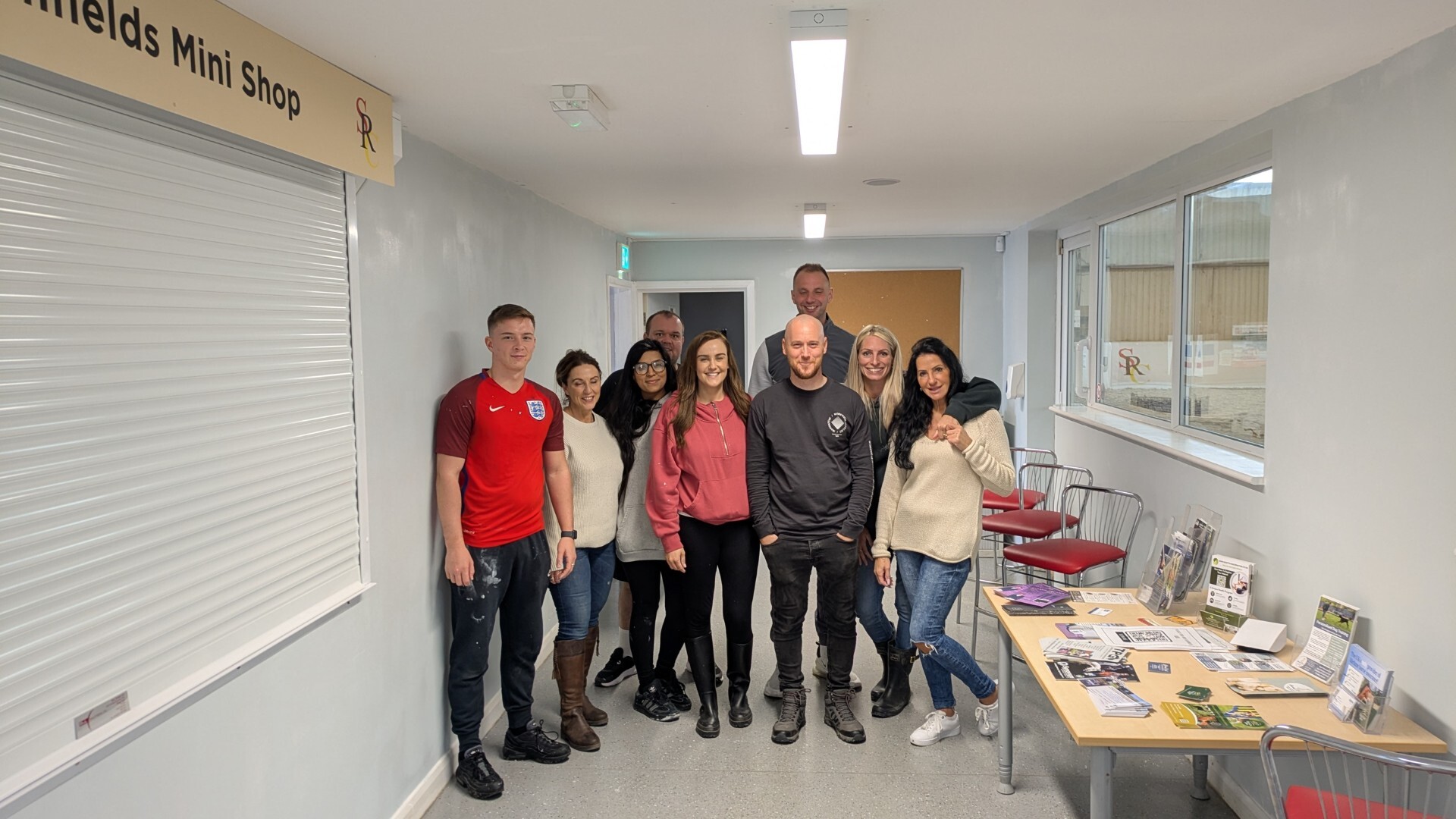 Group of colleagues volunteering